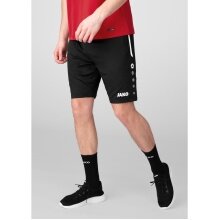 JAKO Trainingshose (Short) Allround - Stretch-Knit-Polyester- kurz schwarz/weiss Herren