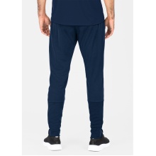 JAKO Trainingshose Classico (Polyester-Piqué, Seitentaschen mit Reißverschluss) Lang marineblau Herren