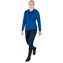 JAKO Trainingsanzug Challenge mit Kapuze (Jacke und Hose) royal/dunkelblau Damen