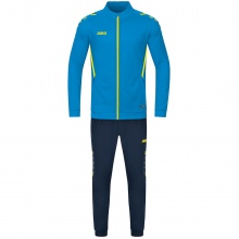 JAKO Trainingsanzug Polyester Challenge (Jacke und Hose) hellblau/dunkelblau Jungen