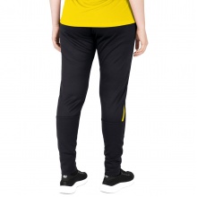 JAKO Trainingshose Pant Challenge (Double-Stretch-Knit, atmungsaktiv, hoher Tragekomfort) lang schwarz/gelb Damen