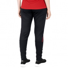 JAKO Trainingshose Pant Challenge (Double-Stretch-Knit, atmungsaktiv, hoher Tragekomfort) lang schwarz/rot Damen