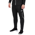 JAKO Trainingshose Pant Challenge (Double-Stretch-Knit, atmungsaktiv, hoher Tragekomfort) lang schwarz/weiss Herren