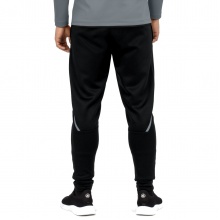 JAKO Trainingshose Pant Challenge (Double-Stretch-Knit, atmungsaktiv, hoher Tragekomfort) lang schwarz/steingrau Herren