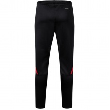 JAKO Trainingshose Pant Challenge (Double-Stretch-Knit, atmungsaktiv, hoher Tragekomfort) lang schwarz/rot Kinder