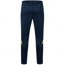 JAKO Trainingshose Pant Challenge (Double-Stretch-Knit, atmungsaktiv, hoher Tragekomfort) lang dunkelblau/gelb Kinder