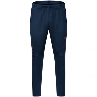 JAKO Trainingshose Pant Challenge (Double-Stretch-Knit, atmungsaktiv, hoher Tragekomfort) lang dunkelblau/rot Kinder