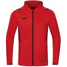 JAKO Trainingsjacke Challenge mit Kapuze rot Jungen