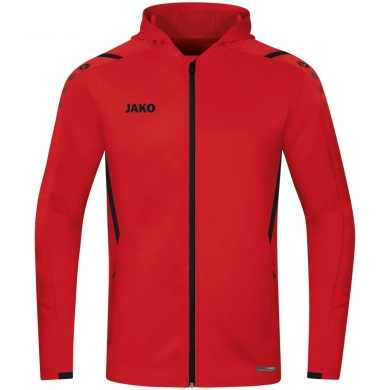 JAKO Trainingsjacke Challenge mit Kapuze rot Jungen