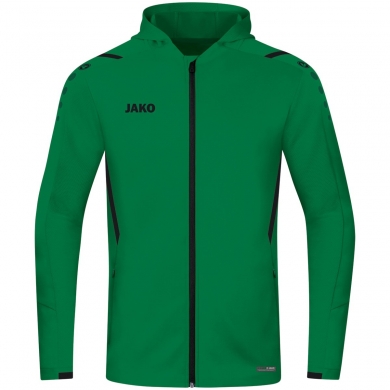 JAKO Trainingsjacke Challenge mit Kapuze grün Jungen