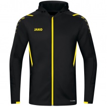 JAKO Trainingsjacke Challenge mit Kapuze schwarz/gelb Jungen