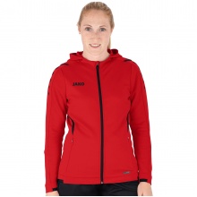 JAKO Trainingsjacke Challenge mit Kapuze rot Damen