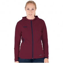 JAKO Trainingsjacke Challenge mit Kapuze bordeauxrot Damen