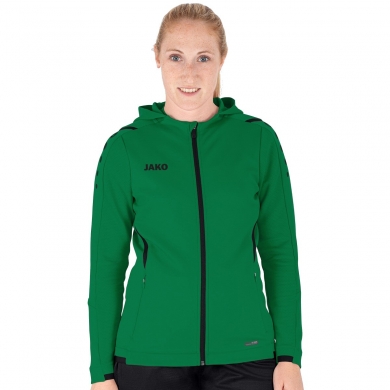 JAKO Trainingsjacke Challenge mit Kapuze grün Damen