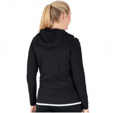 JAKO Trainingsjacke Challenge mit Kapuze schwarz/weiss Damen