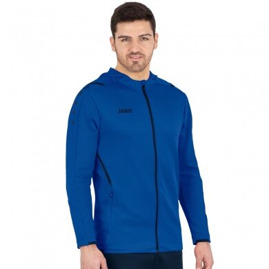 JAKO Trainingsjacke Challenge mit Kapuze royalblau Herren