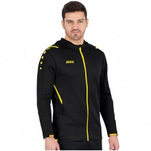 JAKO Trainingsjacke Challenge mit Kapuze schwarz/gelb Herren