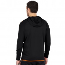 JAKO Trainingsjacke Challenge mit Kapuze schwarz/orange Herren