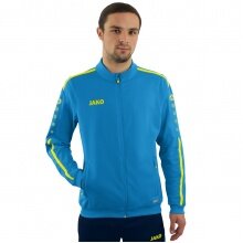 JAKO Trainingsjacke Striker 2.0 (100% Shiny-Polyester-Tricot) blau/neongelb Herren