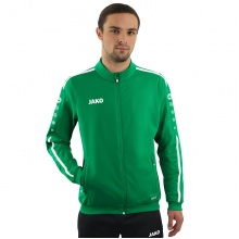 JAKO Trainingsjacke Striker 2.0 (100% Shiny-Polyester-Tricot) sportgrün/weiss Herren