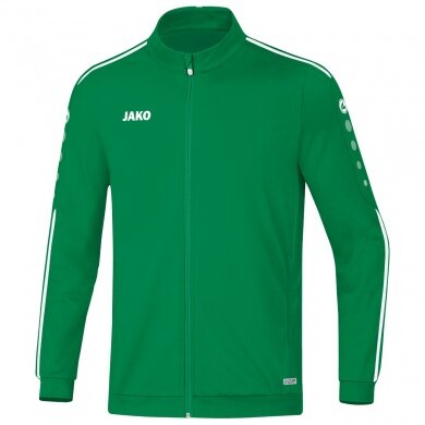 JAKO Trainingsjacke Striker 2.0 (100% Shiny-Polyester-Tricot) sportgrün/weiss Kinder