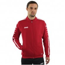 JAKO Trainingsjacke Striker 2.0 (100% Shiny-Polyester-Tricot) rot/weiss Herren