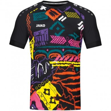 JAKO Sport-Tshirt (Trikot) Tropicana schwarz/retro Jungen