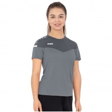 JAKO Sport-Shirt Champ 2.0 (100% Polyester) grau Damen