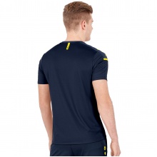 JAKO Sport-Tshirt Champ 2.0 (100% Polyester) marine/blau/gelb Herren