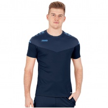 JAKO Sport-Tshirt Champ 2.0 (100% Polyester) marineblau/hellblau Herren