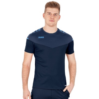 JAKO Sport-Tshirt Champ 2.0 (100% Polyester) marineblau/hellblau Herren