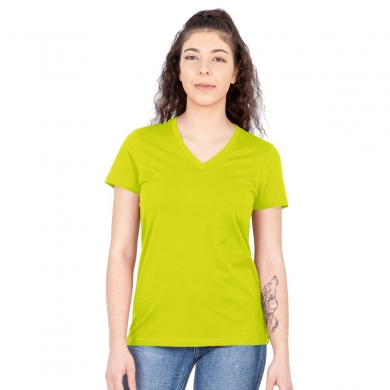 JAKO Freizeit-Shirt Organic (Bio-Baumwolle) limegrün Damen