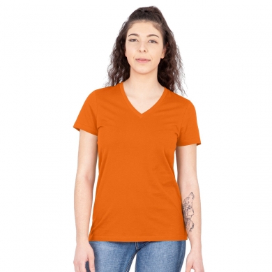 JAKO Freizeit-Shirt Organic (Bio-Baumwolle) orange Damen