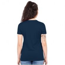 JAKO Freizeit Shirt Organic (Bio-Baumwolle) marineblau Damen