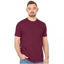 JAKO Freizeit Tshirt Organic (Bio-Baumwolle) weinrot Herren