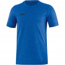 JAKO Sport/Freizeit Tshirt Premium Basics (Polyester-Stretch-Jersey) blau meliert Herren