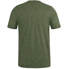 JAKO Sport/Freizeit Tshirt Premium Basics (Polyester-Stretch-Jersey) khaki/grün meliert Herren