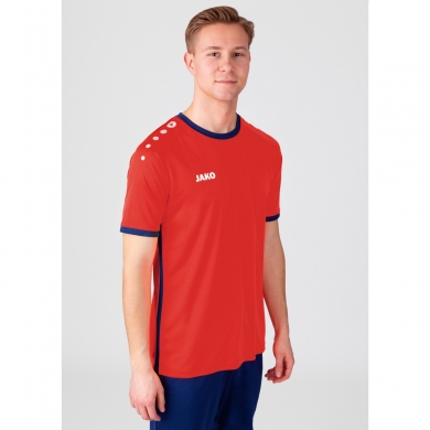 JAKO Sport-Tshirt Trikot Primera Kurzarm (schlichtes Design, Polyester-Interlock) orange/navy Herren