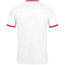 JAKO Sport-Tshirt Trikot Primera Kurzarm (schlichtes Design, Polyester-Interlock) weiss/rot Kinder