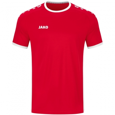 JAKO Sport-Tshirt Trikot Primera Kurzarm (schlichtes Design, Polyester-Interlock) rot Kinder