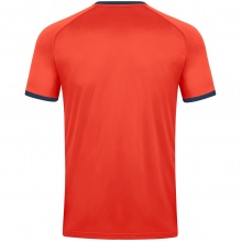 JAKO Sport-Tshirt Trikot Primera Kurzarm (schlichtes Design, Polyester-Interlock) orange/navy Kinder