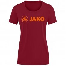 JAKO Freizeit-Shirt Promo (Bio-Baumwolle) weinrot Damen