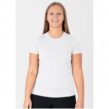 JAKO Lauf-Tshirt Run 2.0 (Polyester-Micro-Mesh, atmungsaktiv) weiss Damen