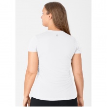 JAKO Lauf-Tshirt Run 2.0 (Polyester-Micro-Mesh, atmungsaktiv) weiss Damen