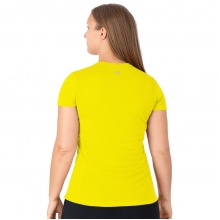 JAKO Lauf-Tshirt Run 2.0 (Polyester-Micro-Mesh, atmungsaktiv) neongelb Damen