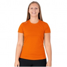 JAKO Lauf-Tshirt Run 2.0 (Polyester-Micro-Mesh, atmungsaktiv) neonorange Damen