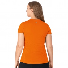 JAKO Lauf-Tshirt Run 2.0 (Polyester-Micro-Mesh, atmungsaktiv) neonorange Damen