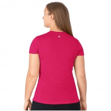 JAKO Lauf-Tshirt Run 2.0 (Polyester-Micro-Mesh, atmungsaktiv) pink Damen