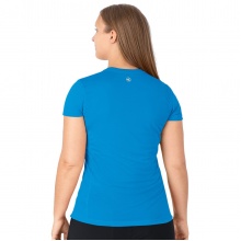 JAKO Lauf-Tshirt Run 2.0 (Polyester-Micro-Mesh, atmungsaktiv) hellblau Damen