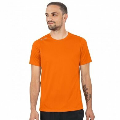 JAKO Lauf-Tshirt Run 2.0 (Polyester-Micro-Mesh) neonorange Herren